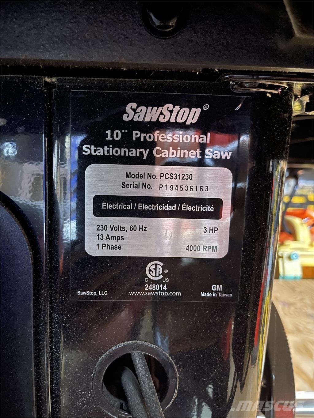  SAWSTOP PCS31230 Other