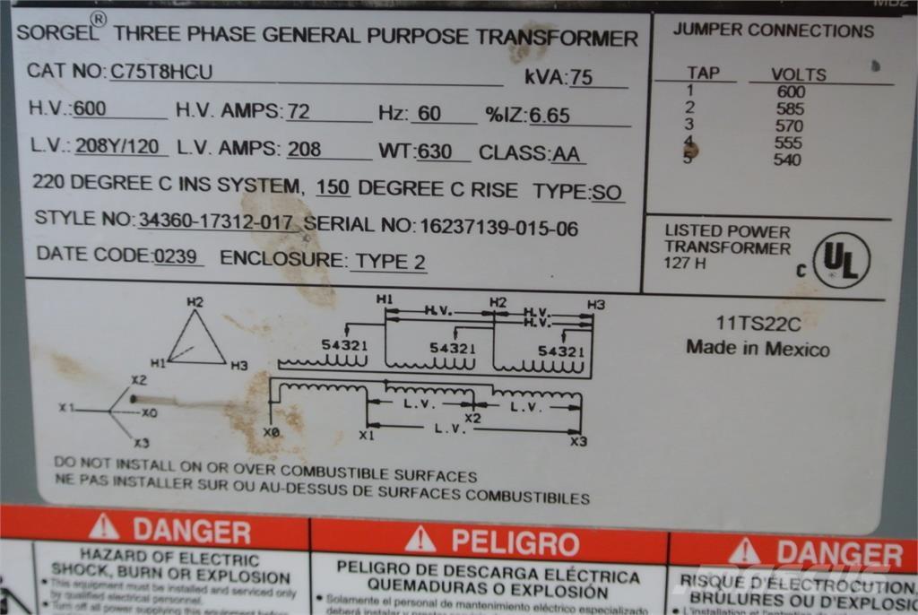  SQUARE D C75T8HCU Other