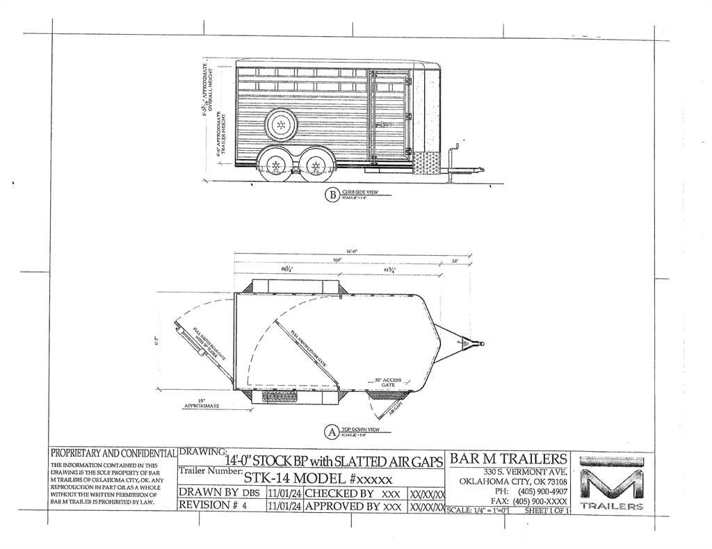 BAR-M STK-14 Livestock carrying trailers