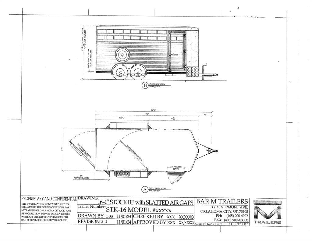 BAR-M STK-16 Livestock carrying trailers