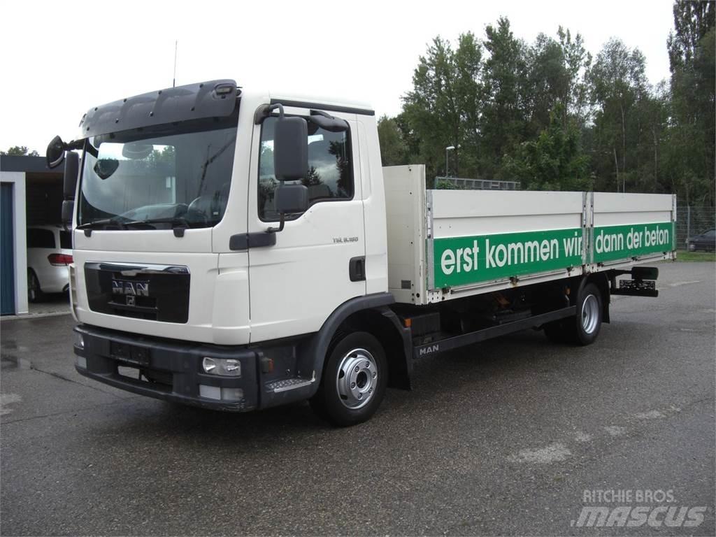 MAN 8180L Tautliner/curtainside trucks
