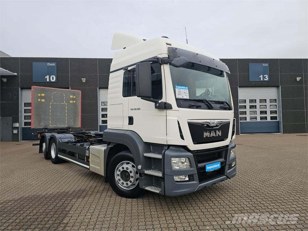 MAN TGS 26.500 6X2-4 Containerframe/Skiploader trucks