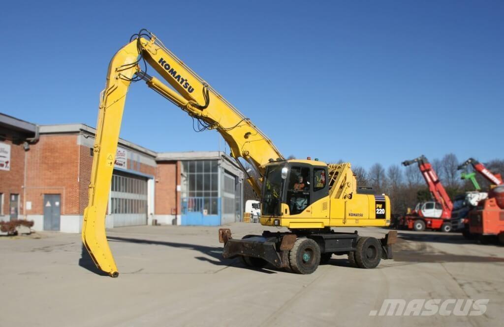 Komatsu PW220-MH Wheeled excavators