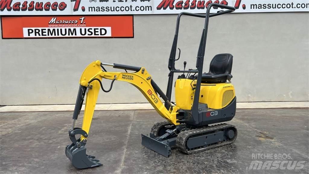 Wacker Neuson 803 Mini excavators < 7t
