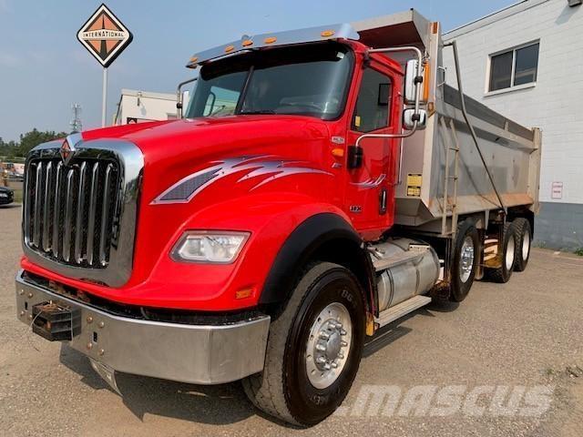 International HX Tipper trucks