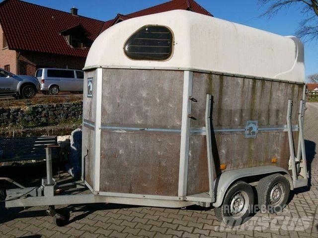  Holz Poly 2 Pferde Livestock carrying trailers