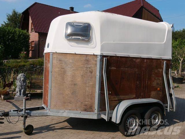  Holz Poly 2 Pferde Livestock carrying trailers