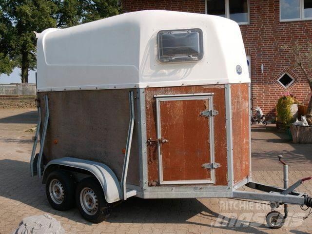  Holz Poly 2 Pferde Livestock carrying trailers