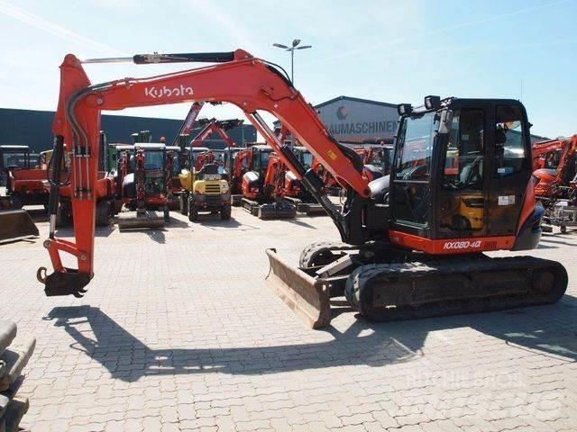 Kubota KX080-4a Mini excavators < 7t