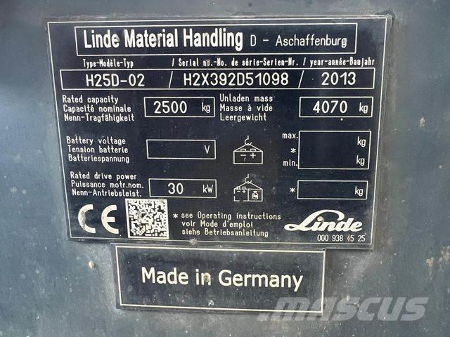 Linde H 25 Other