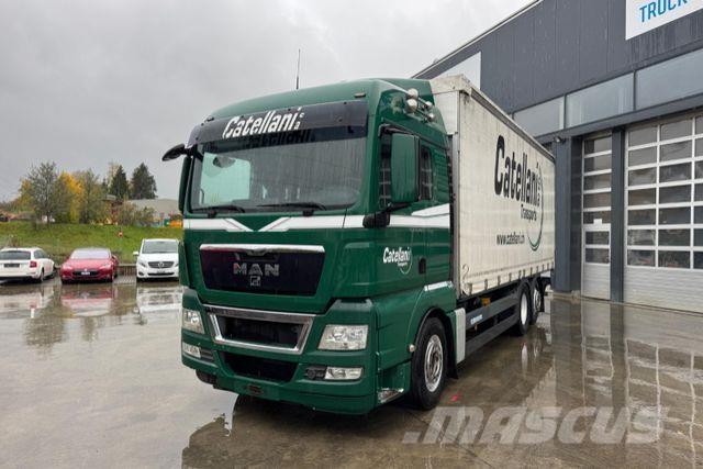 MAN TGX 26.480 6x2 Tautliner/curtainside trucks