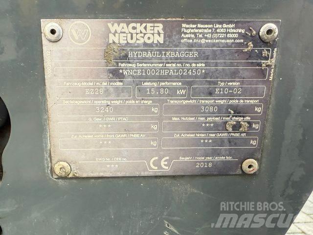 Wacker EZ 28 VDS Mini excavators < 7t
