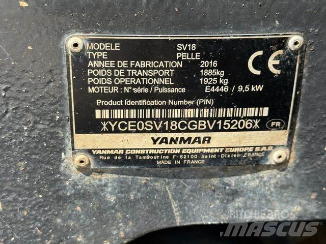 Yanmar SV 18 Mini excavators < 7t