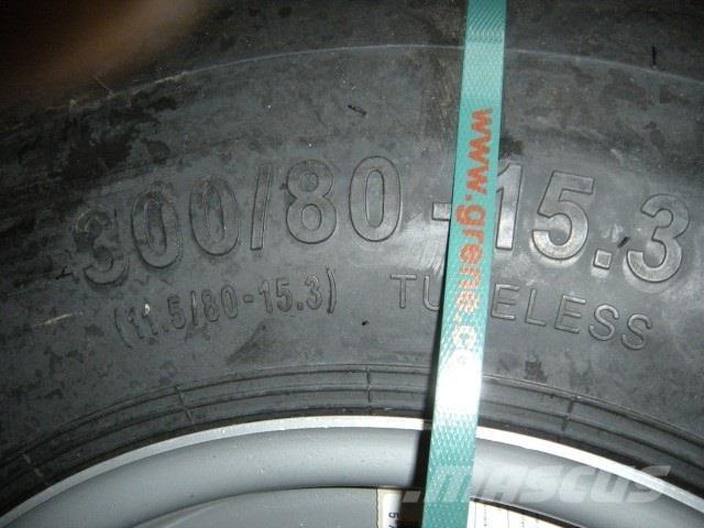  - - - 300-80-15.3 Tyres, wheels and rims