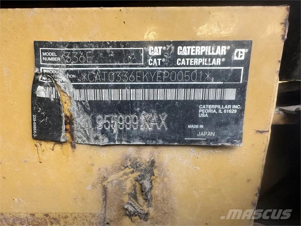 CAT 336EL Crawler excavators