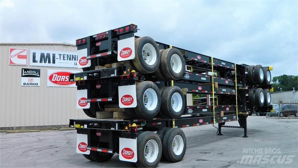 Dorsey SC40 Containerframe/Skiploader trailers
