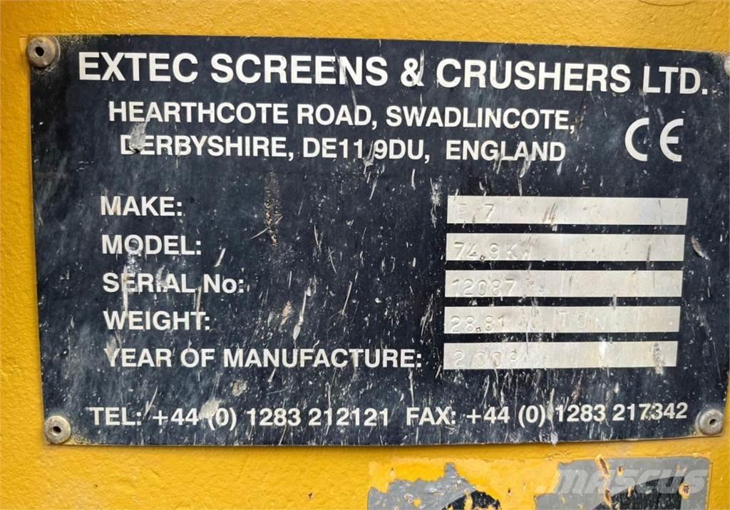 Extec E-7 Screeners