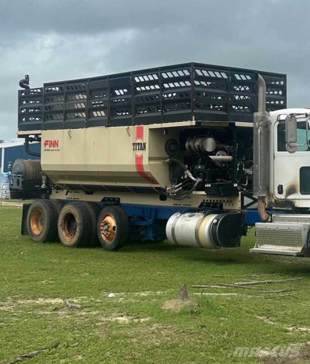 Finn T330 Receiving hoppers, blowers and elevators