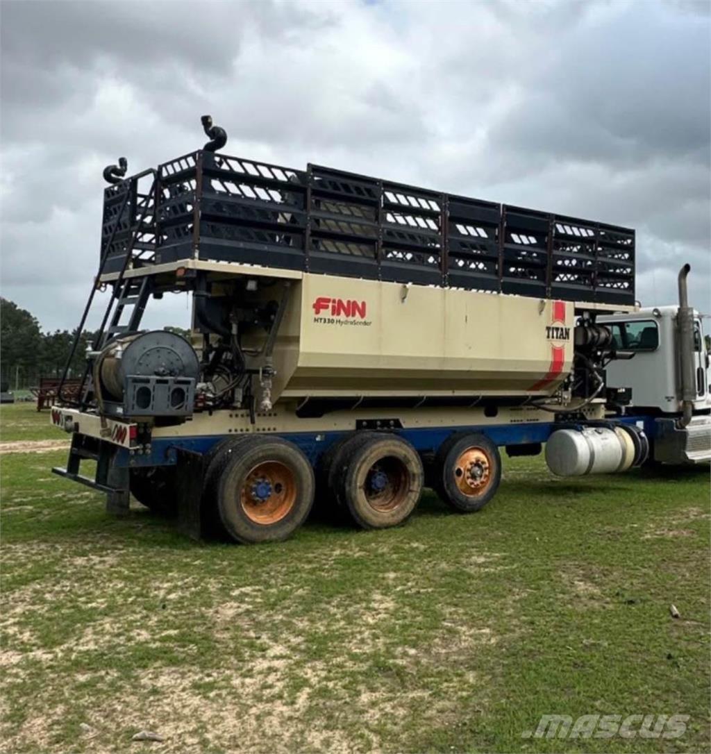 Finn T330 Receiving hoppers, blowers and elevators