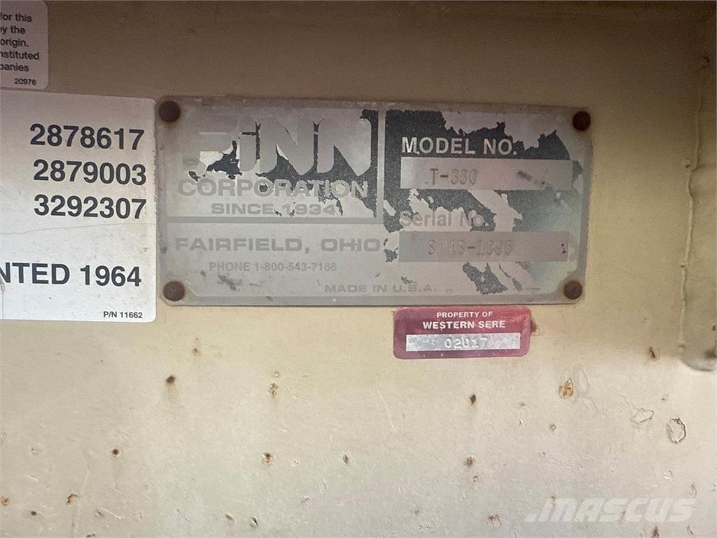 Finn T330 Receiving hoppers, blowers and elevators