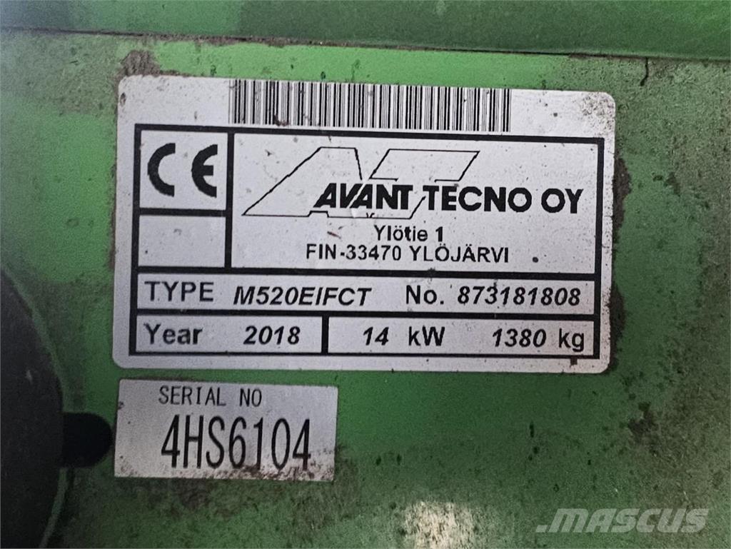 Avant M520 Mini loaders