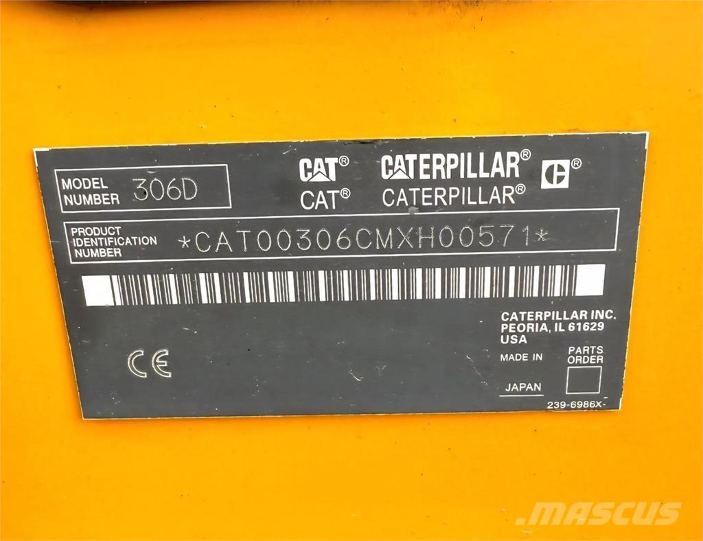 CAT 306D Mini excavators < 7t