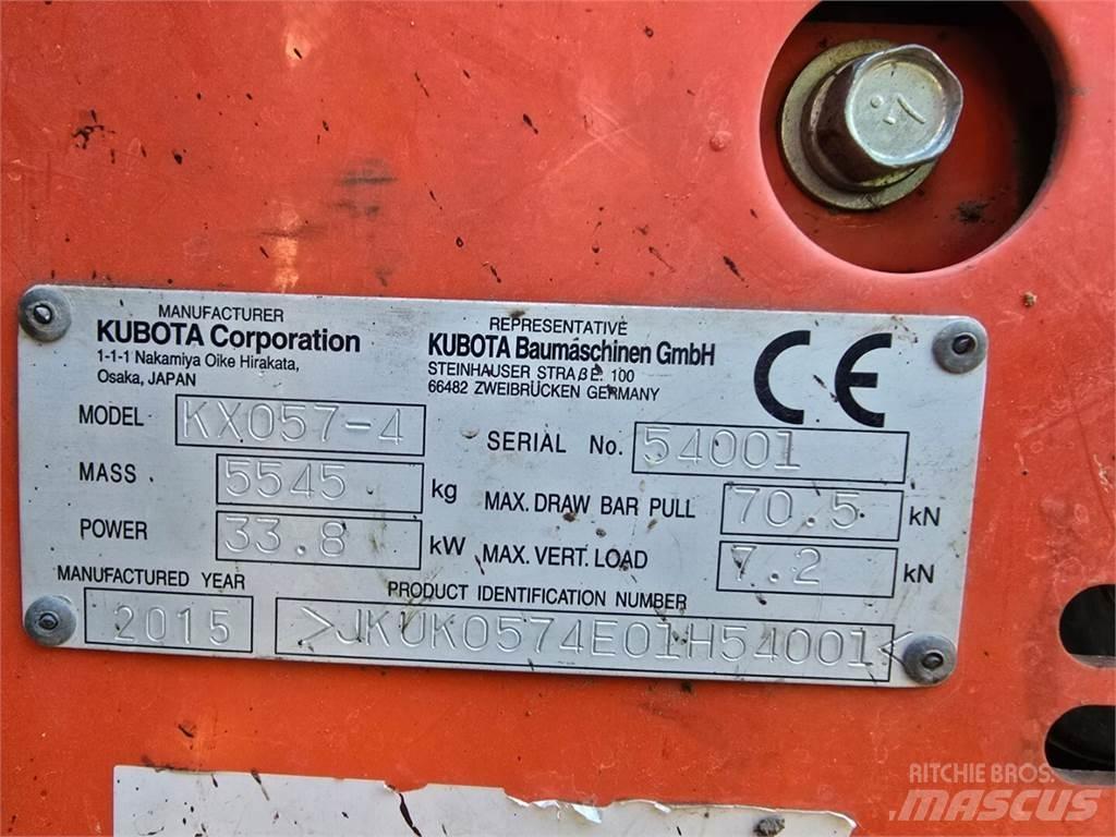 Kubota KX 057-4 Crawler excavators