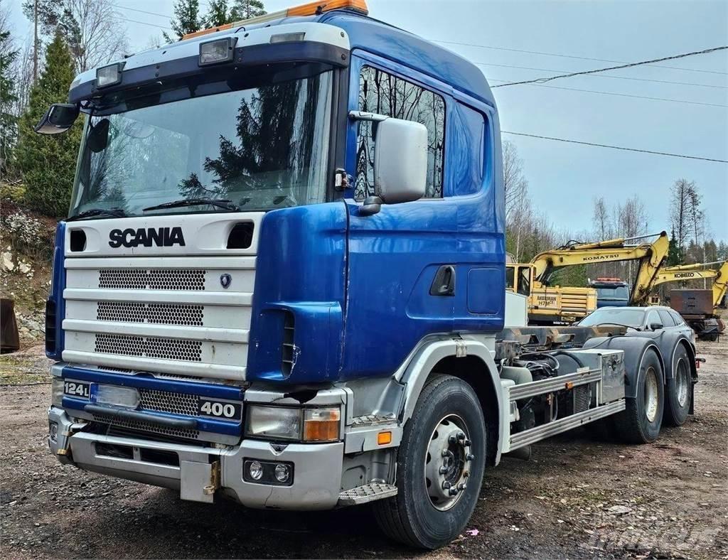 Scania 124 L 6x2 Hook lift trucks