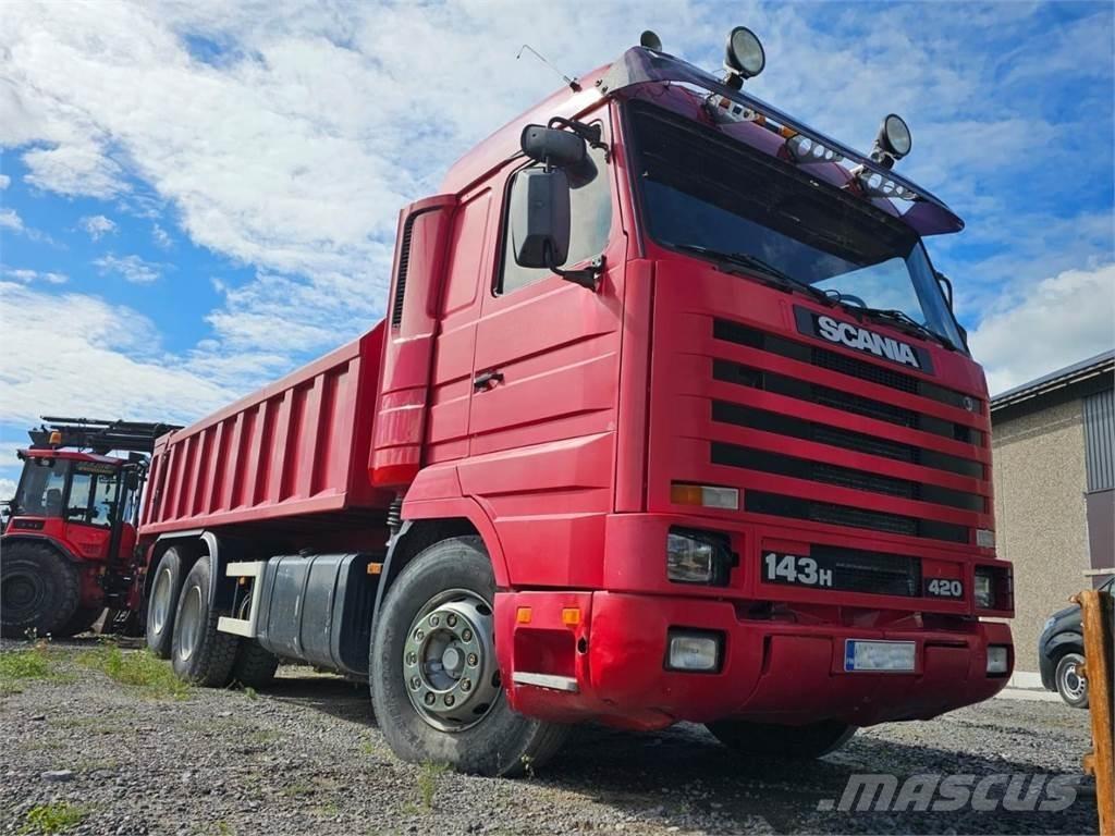 Scania 143H 6X2 Tipper trucks