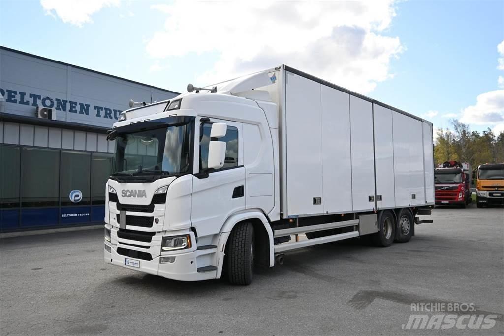 Scania G410 6X2 Van Body Trucks