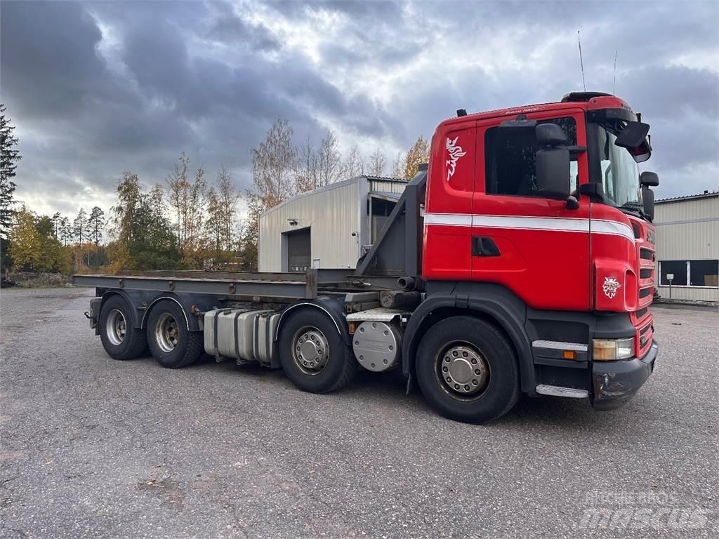 Scania R500 8X4 Hook lift trucks