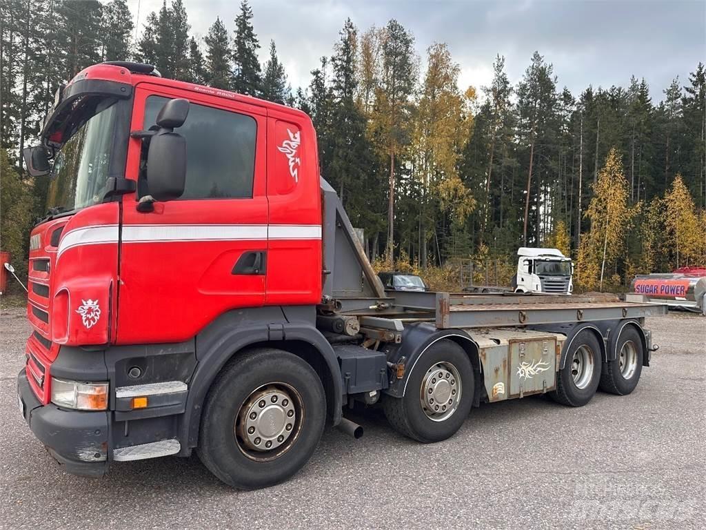 Scania R500 8X4 Hook lift trucks