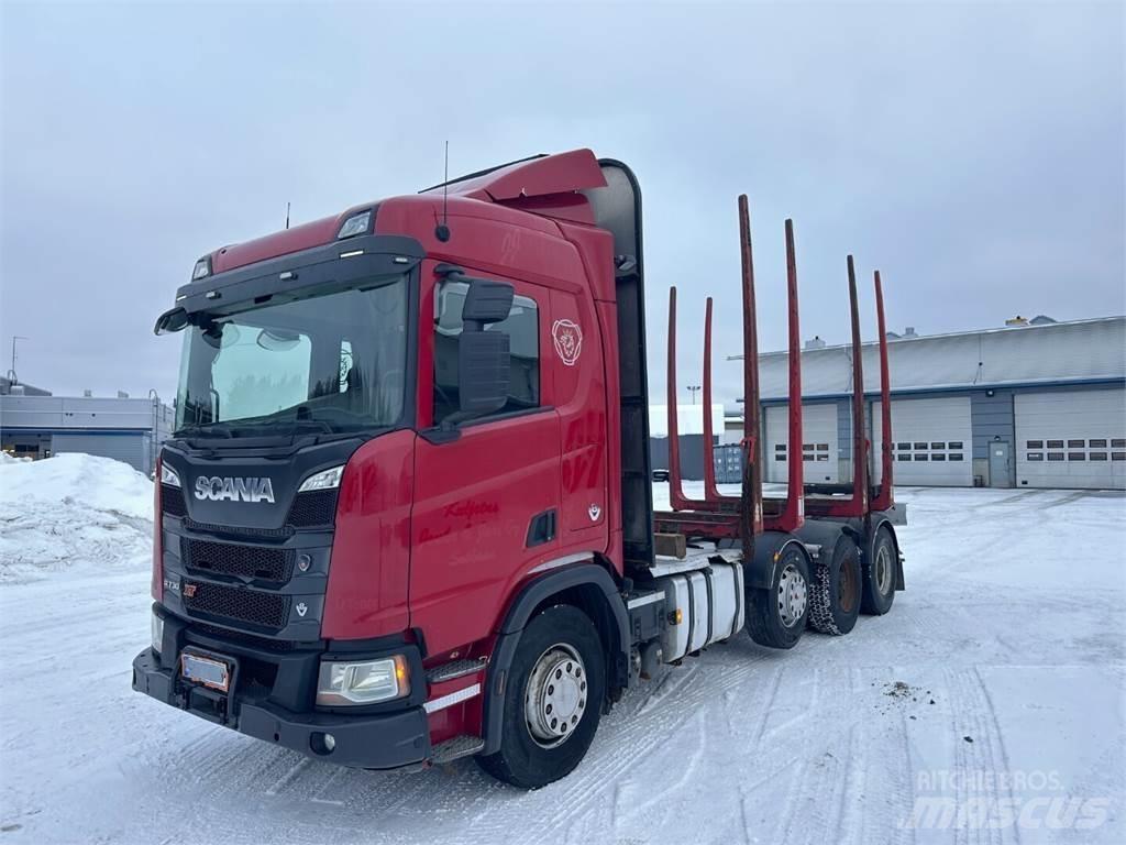 Scania R730 8x4 Timber trucks