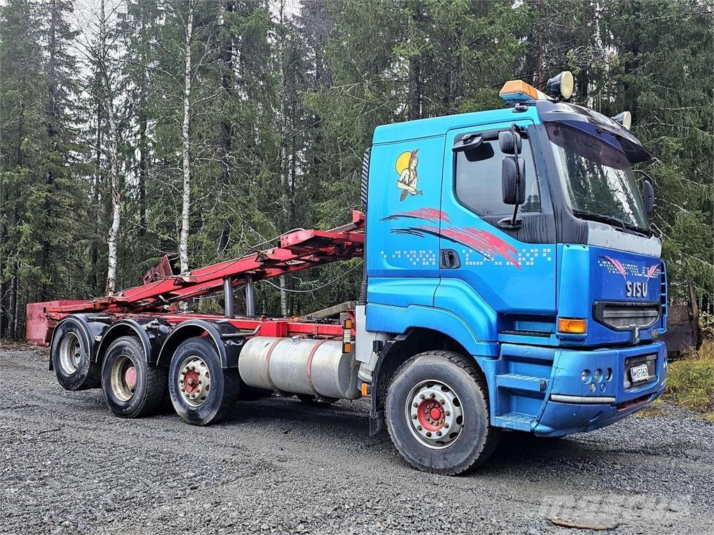 Sisu E12M 8X2 Hook lift trucks