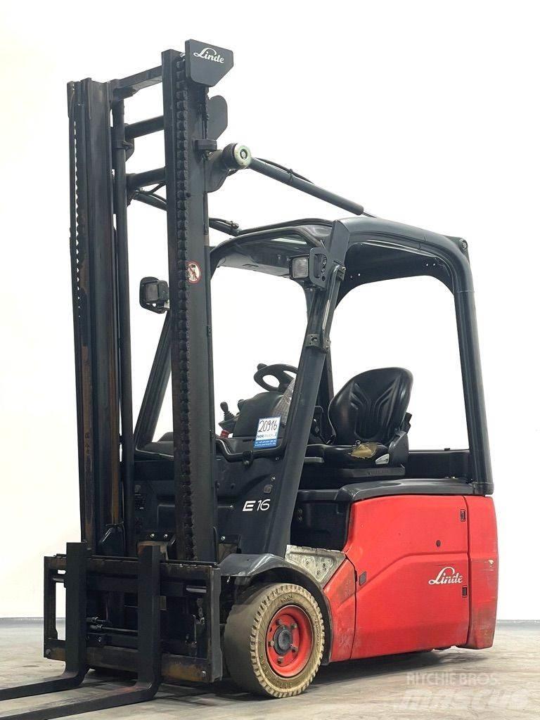 Linde E16-386 Electric forklift trucks