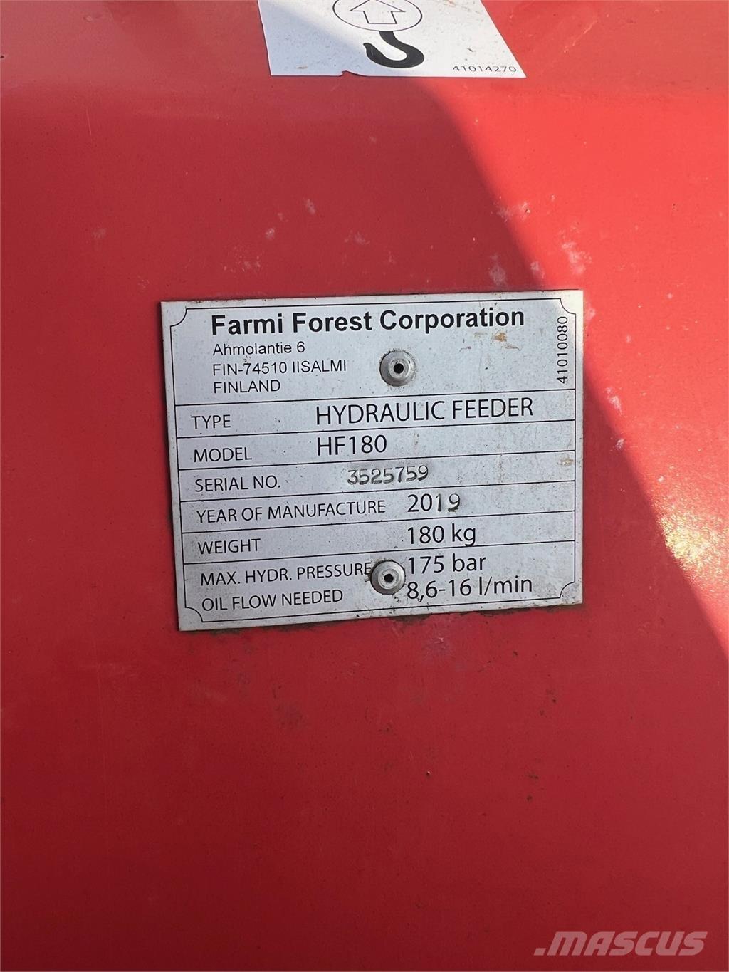 Farmi CH182 FLISHUGG Wood splitters, cutters, and chippers
