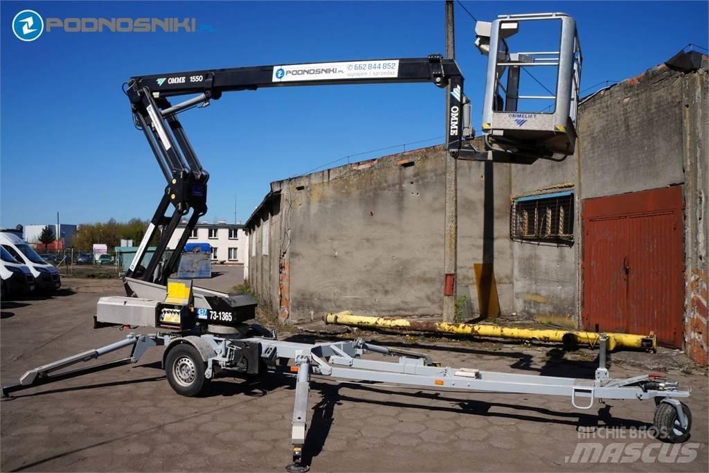 Omme 1550 EBZX Trailer mounted aerial platforms