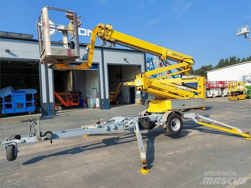 Omme 1830 EBZX Trailer mounted aerial platforms