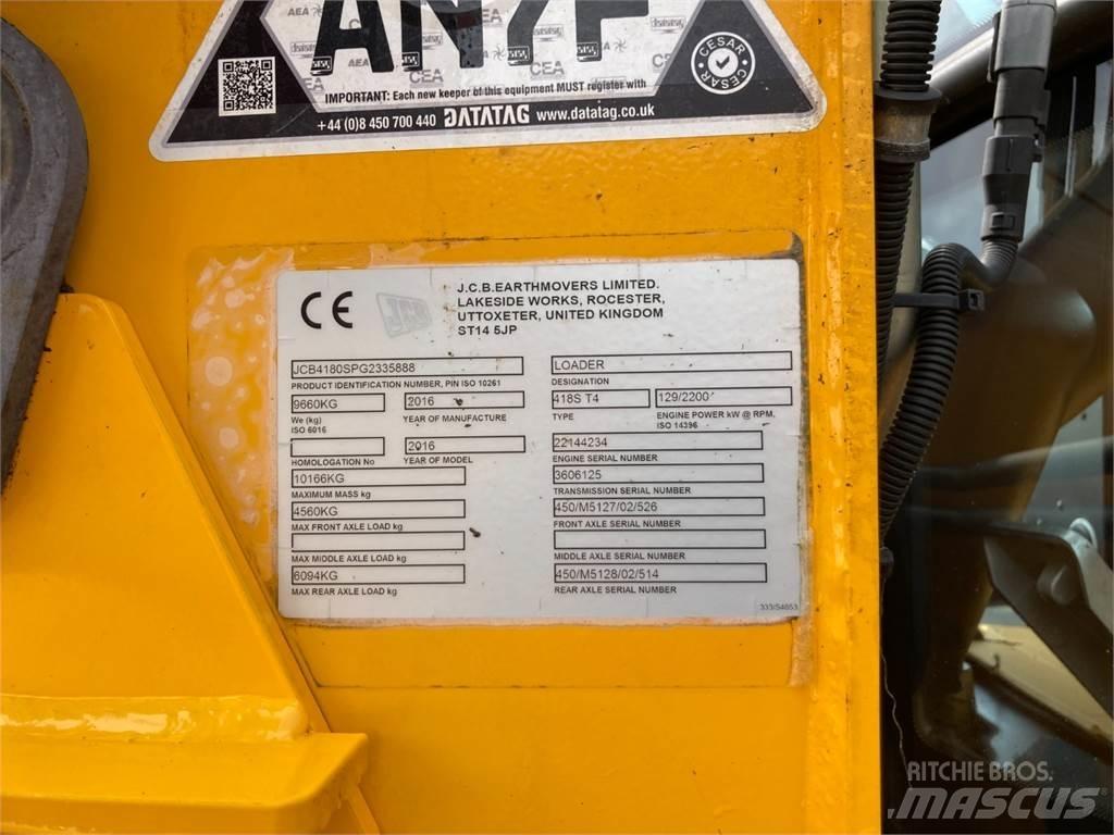 JCB 418S Farming telehandlers