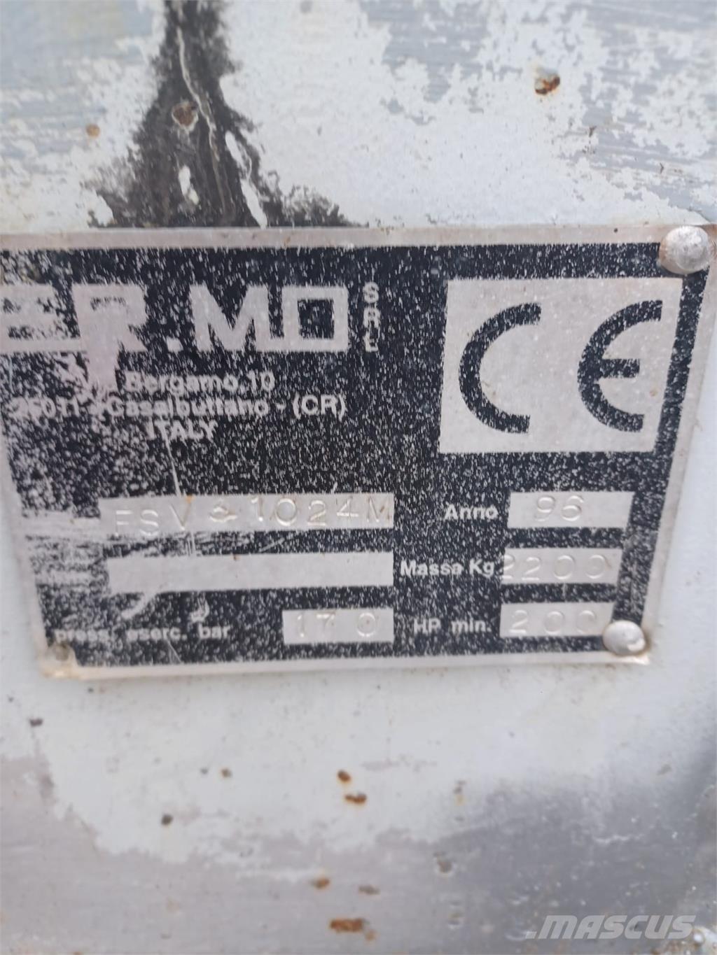 Ermo FSV 3 102 4M Other farming machines