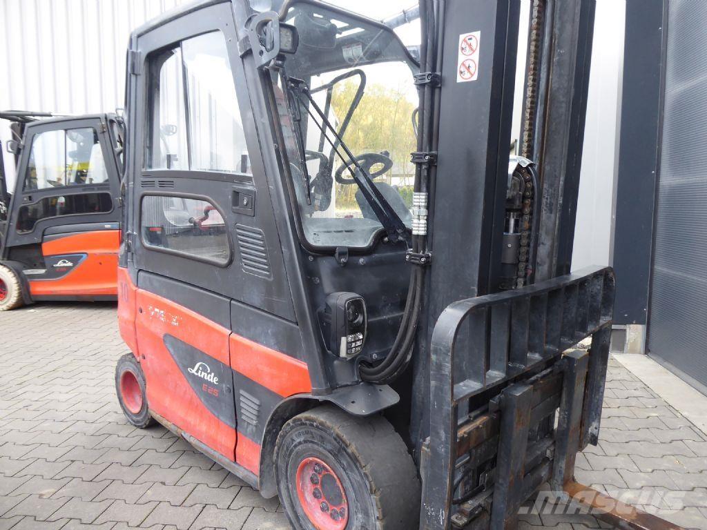 Linde E25-01 Electric forklift trucks