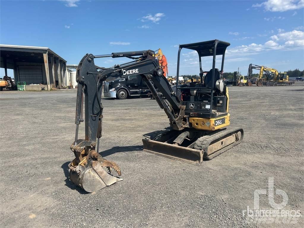 John Deere 26G Mini excavators < 7t