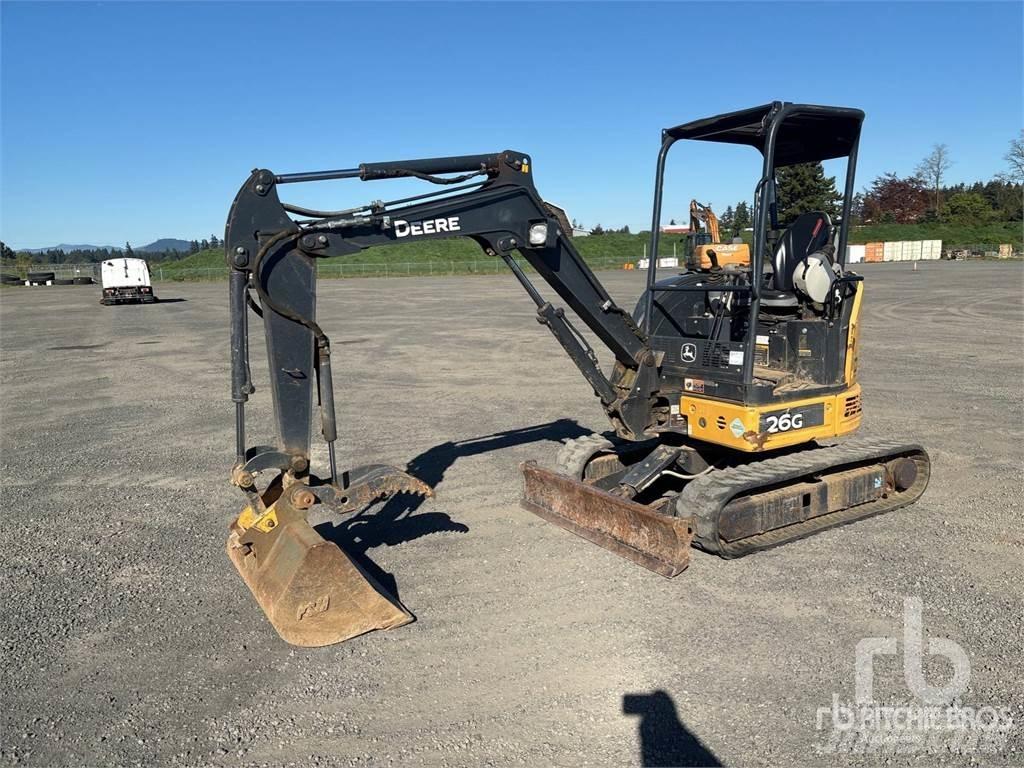John Deere 26G Mini excavators < 7t