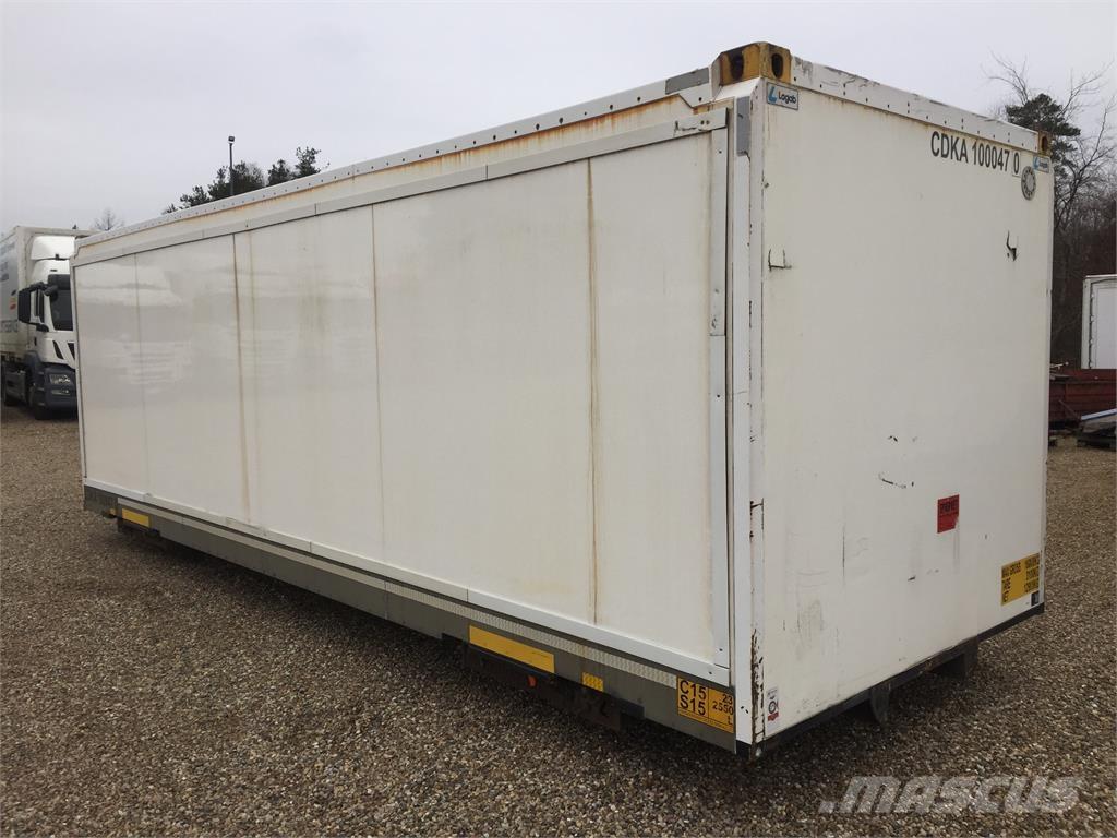  7450 mm med rulleport Box body semi-trailers