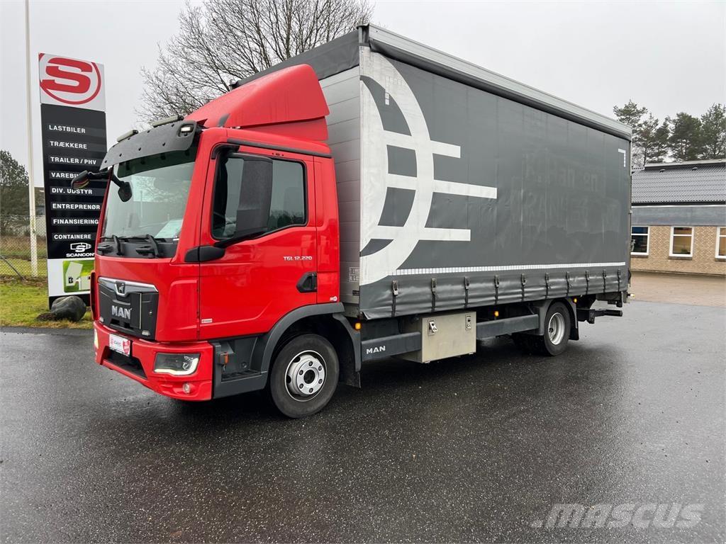 MAN TGL 12-220 BL Tautliner/curtainside trucks