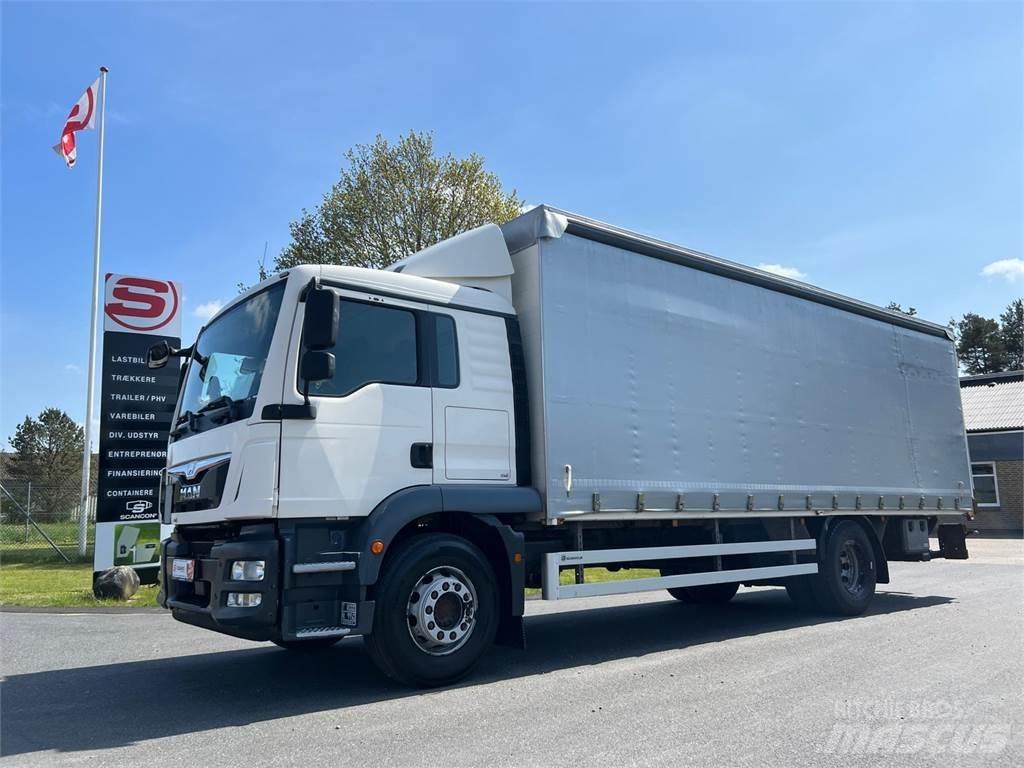 MAN TGM 18-340 BL Tautliner/curtainside trucks