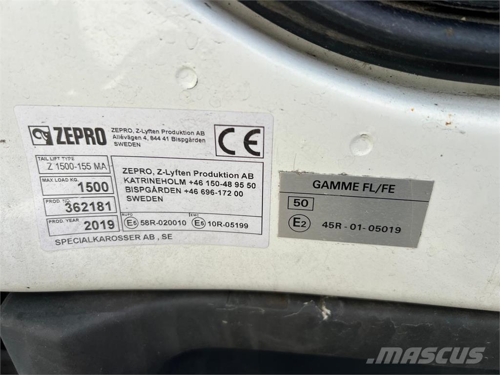 Volvo FL 250 16 ton Van Body Trucks