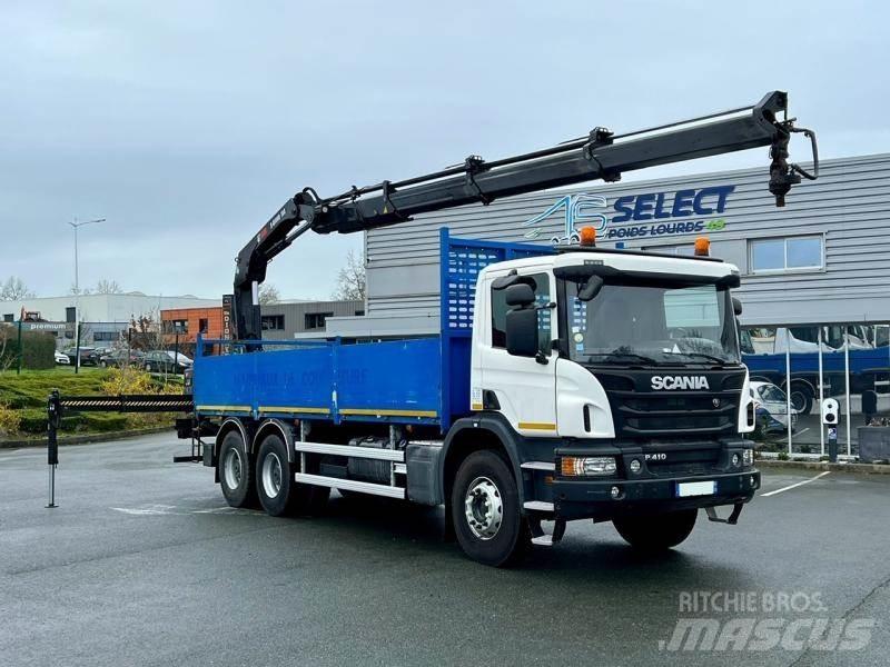Scania P 410 Crane trucks