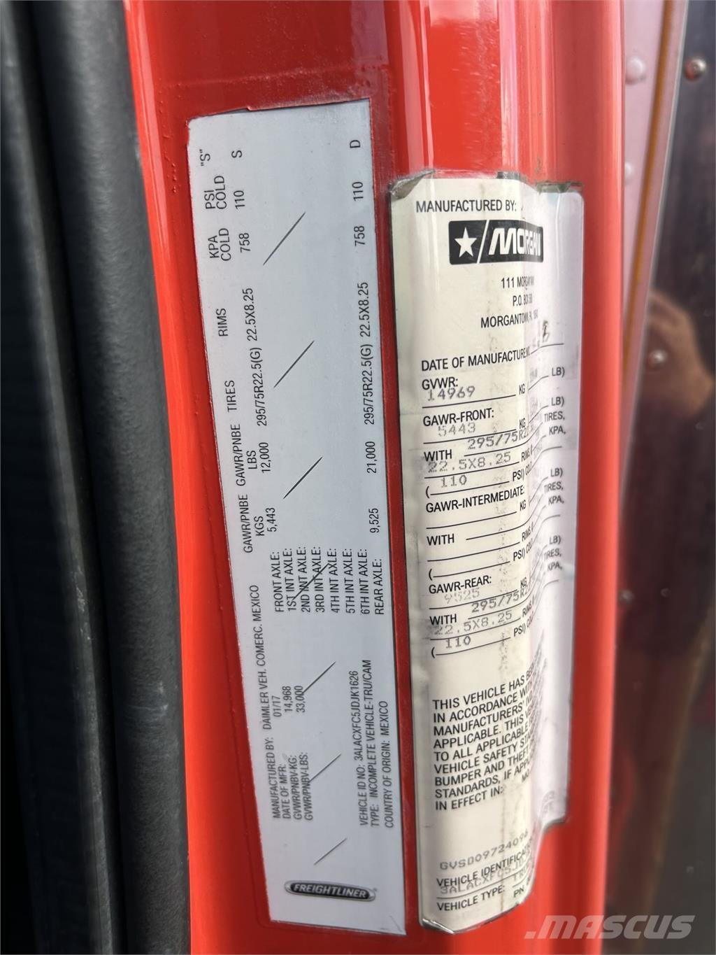 Freightliner M2 Van Body Trucks