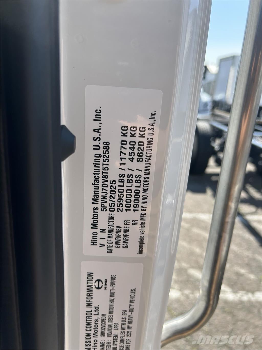 Hino L6 Van Body Trucks